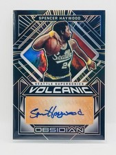 2020-21 Panini Obsidian Volcanic Signatures Spencer Haywood /50