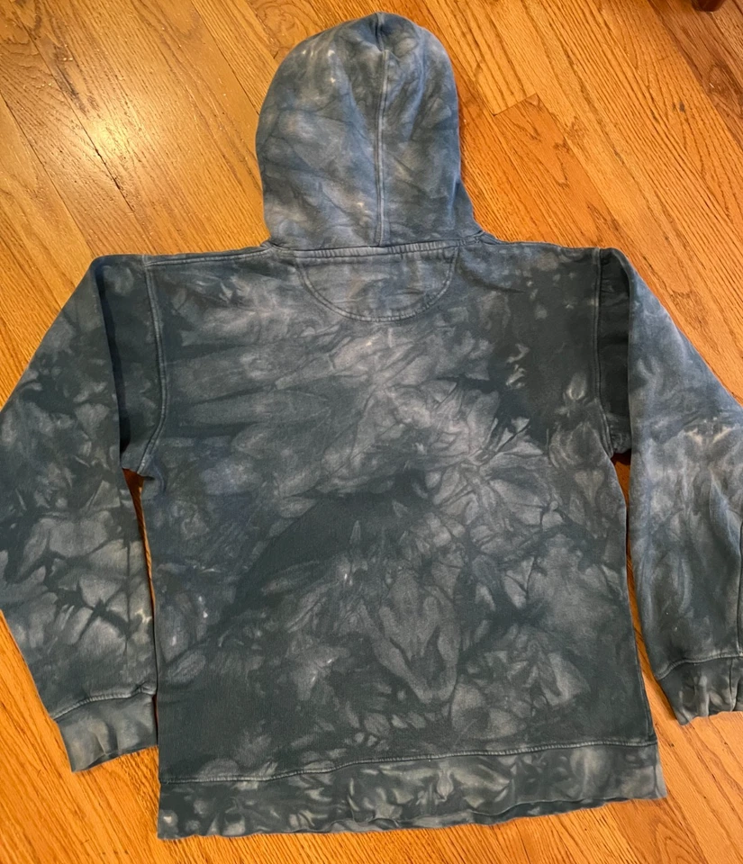Sudadera con Capucha The Mountain Wolf Tie Dye Talla Pequeña Naturaleza Exterior Lobos Luna Foto 4 de 4