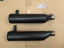 Indian Chief Dark Horse Exhaust Silencer Mufflers PAIR  2022-25 CUT DOWN 2/26