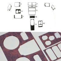 Innenraum Dekor Cockpit FüR Audi A6 C5 4B 1997-2001 Wurzelholz Optik 12Tlg
