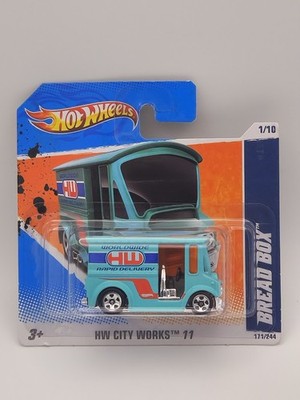 Hot Wheels 2011 Mainline 171/244 - HW City Works -Bread Box - teal - short Card