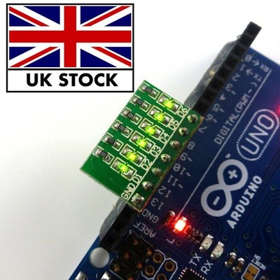 Arduino Kit 6 Bit Chartreuse LED Modul AVR ARM FPGA mit UNO MEGA2560 Beispiel