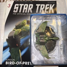 Star Trek Eaglemoss Official Starships Collection #3 Klingon Bird-of-Prey