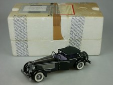 Franklin Mint 1/24 Duesenberg SJ Convertible Town Car 1940 diecast Box 134080