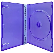 STANDARD Clear Purple Color Single DVD Cases Lot