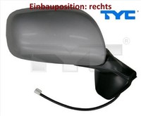 TYC 336-0061 AußEnspiegel Rechts Spiegel AußEn FüR Toyota