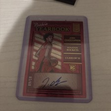 Rookie yearbook josh Christopher gold /10 rookie yearbook autograph 🔥🔥