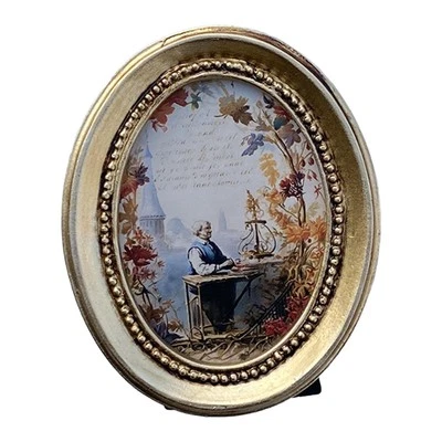 Cadre photo vintage, pièce maîtresse de table, cadre photo orné à suspendre - Photo 1/4