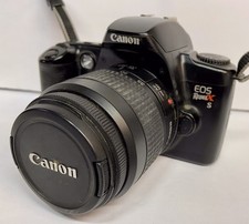 Canon EOS Rebel XS 35mm Film Camera with Canon 35-80mm EF Zoom Lens