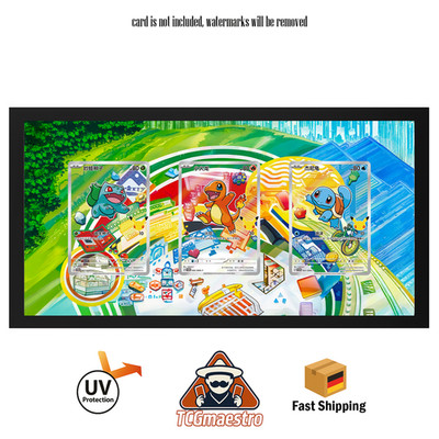 Bilderrahmen Pokémon First Partners Bisasam Glumanda Schiggy Display Art Frame