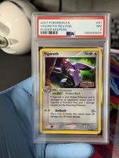 VIGOROTH REVERSE HOLO FOIL STAMPED 2007 POKEMON EX POWER KEEPERS #41 PSA 7 POP 8 on eBay