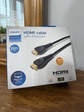 Philips 25' HDMI High Speed Cable with Ethernet - Black