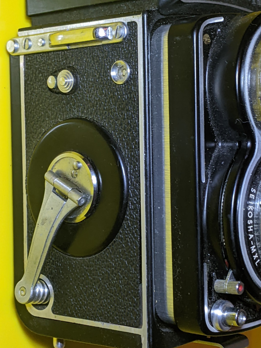 SAWYER'S MARK Ⅳ topcor F2.8 6cm Vintage Sawyers Mark IV 127 4x4cm Camera w/ Topcor 6cm f/2.8 TLR