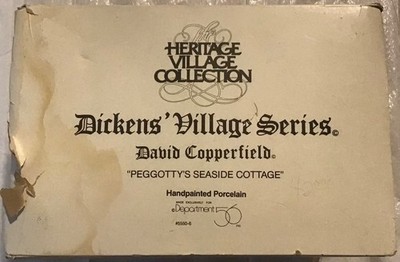 Dept 56 Dickens Village 1989 Peggottys Seaside Cottage David Copperfield