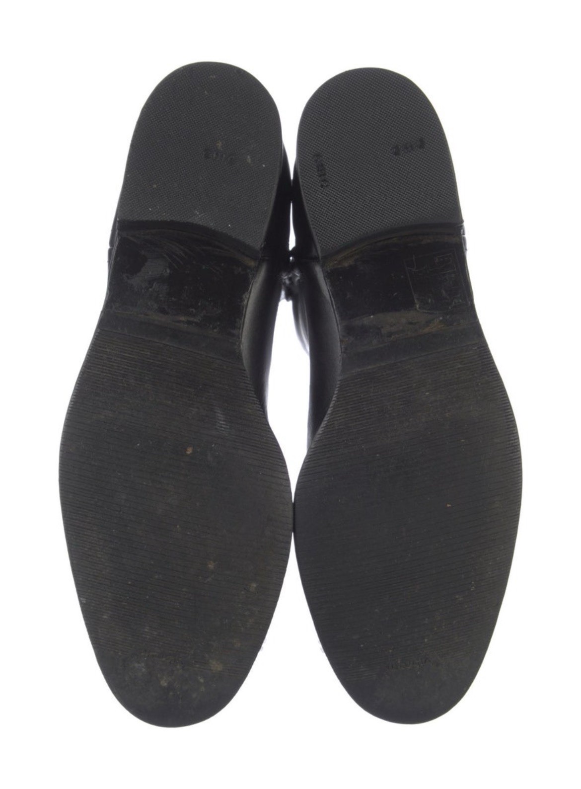 Burberry Authentic Solid Black Leather Riding Boo… - image 5