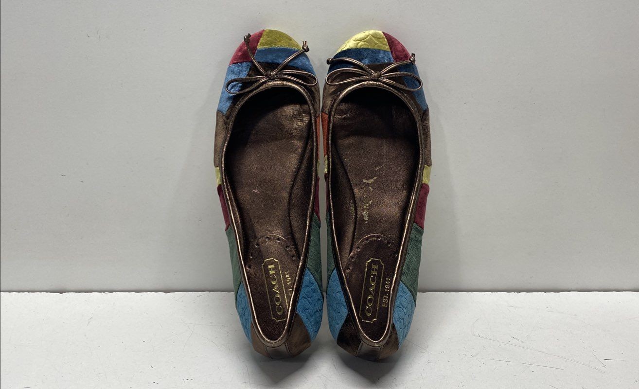 Coach Multicolor Patchwork Ballet Flat Flats Wome… - image 6