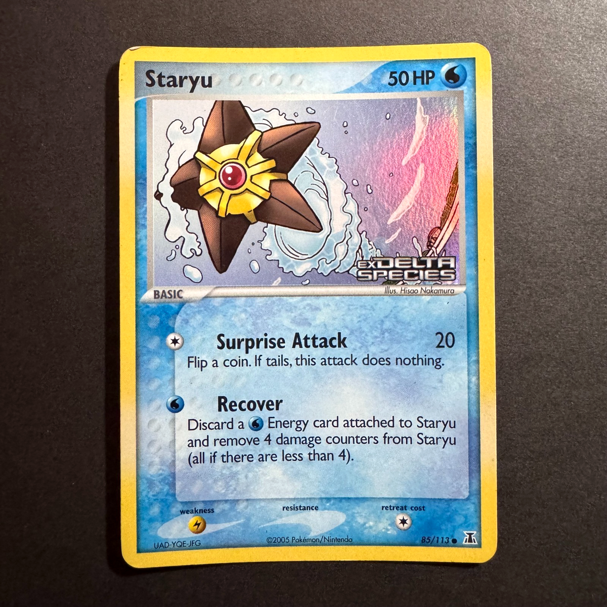 Pokemon Card - Staryu Delta Species 85/113 Common Reverse Holo