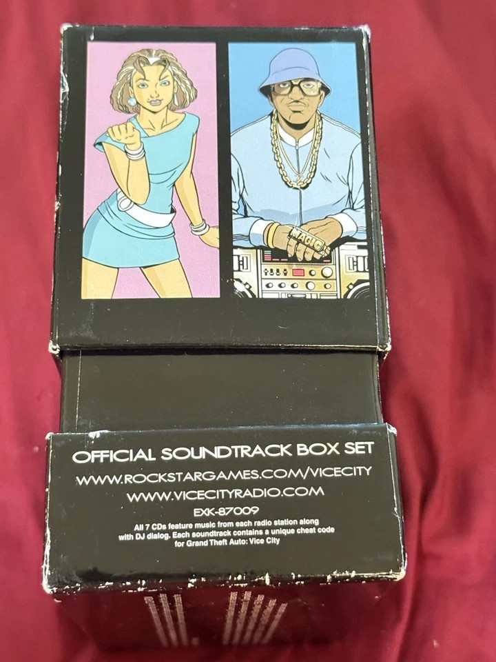 Grand Theft Auto Vice City Official Soundtrack Box Set LN (2 CD'S