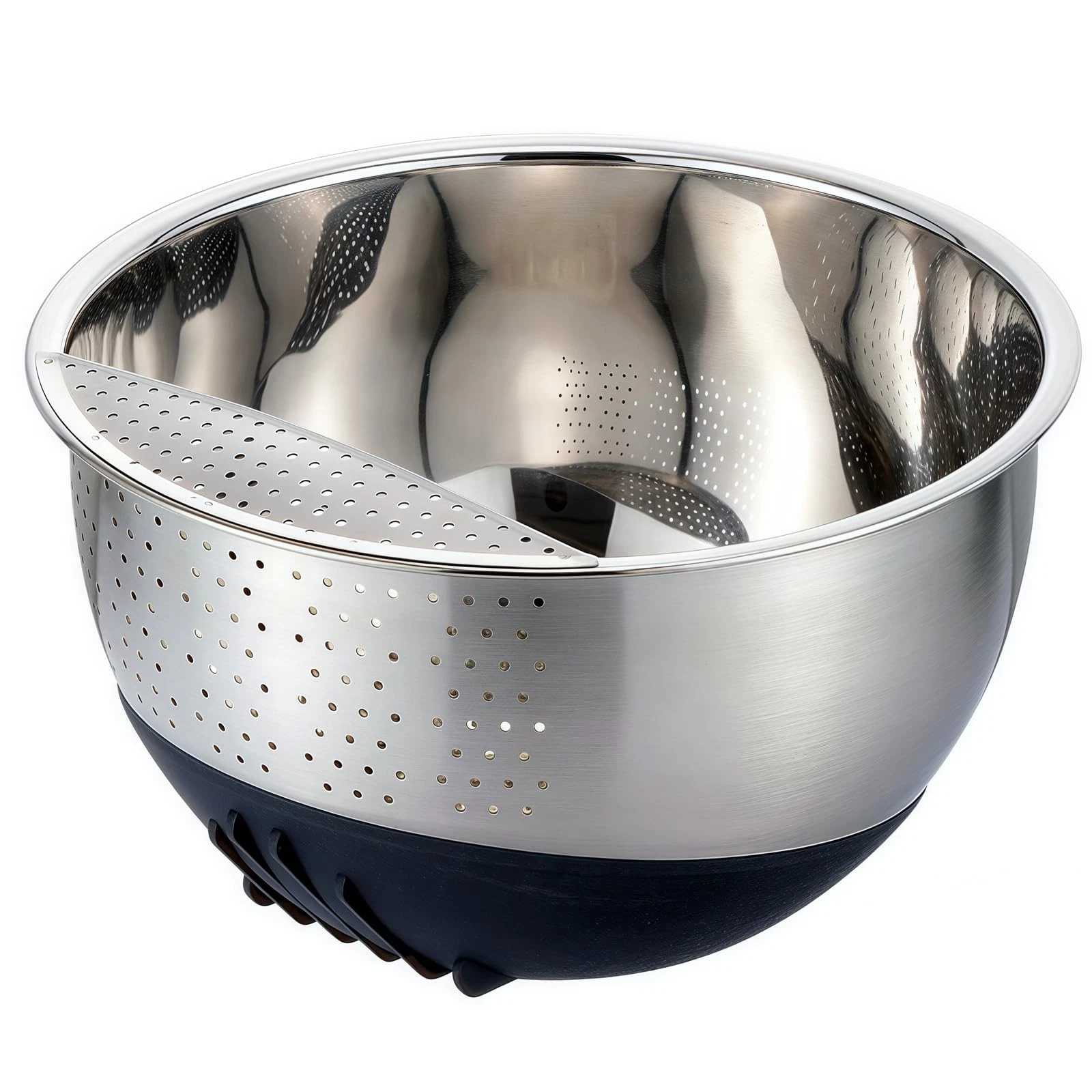 Rice Washer Strainer Bowl Quinoa Washing Bowl Stainless Steel Colander Versat...