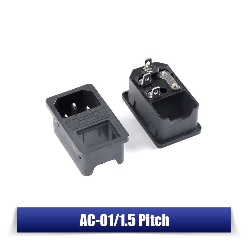 AC-01/02/03/04/05/06/013A Power Socket Connector 250V 10A Jack IEC ...