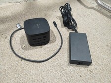 HP Thunderbolt 120W G2 USB-C Docking Station HSN-IX01 w/120W Adapter