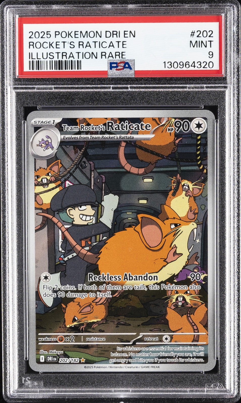 Team Rocket's Raticate #202