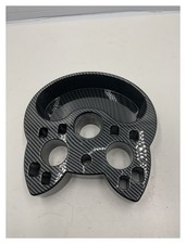 Carbon Fiber Style Steering Wheel Tray Car Desk Table Cup Holder Organizer
