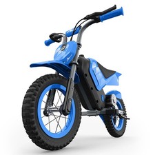 Jetson Fort Kids Electric Dirt Ride-On Bike, 2 Speed Modes and Handbrakes, Blue