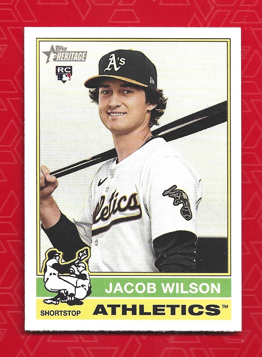 Jacob Wilson 2025 Topps Heritage #15 RC