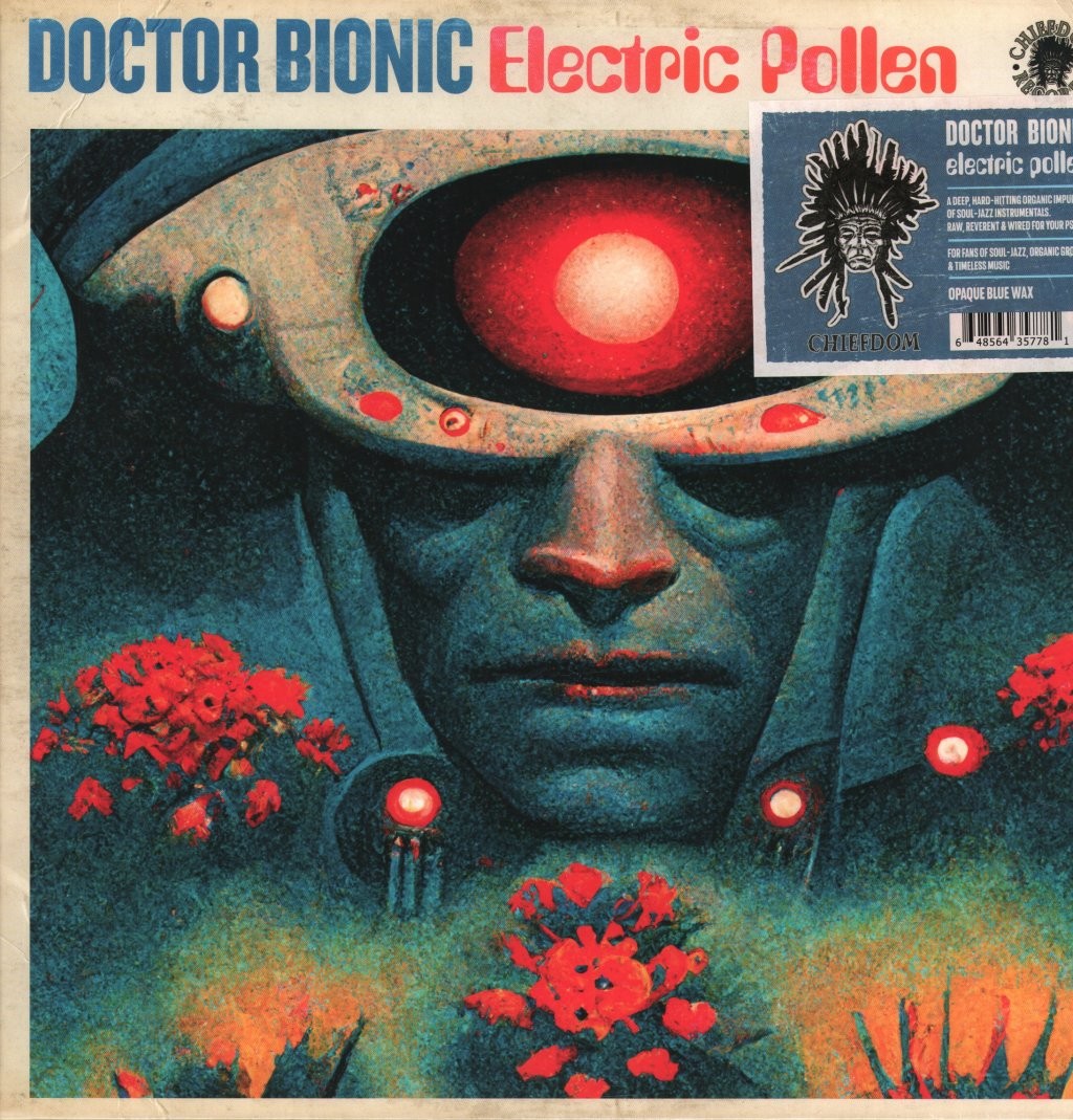 Doctor Bionic Electric Pollen LP vinyl Europe Chiefdom 2026 Opaque Blue Wax