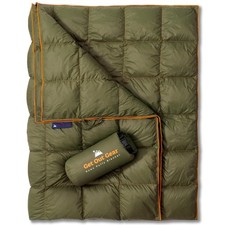 Packable Down Camping Blanket - Waterproof Warm Quilt for Hiking Travel