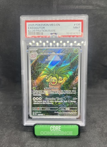 Exeggutor graded PSA 9 for sale on eBay