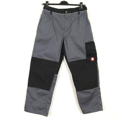 ENGELBERT STRAUSS Herren Cargo Hose Größe 25 (W29 L29) Grau Workwear Regular