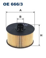 Filtron OE 666/3 ÖLfilter FüR Dacia, MERCEDES-BENZ, MERCEDES-BENZ (Bbdc)