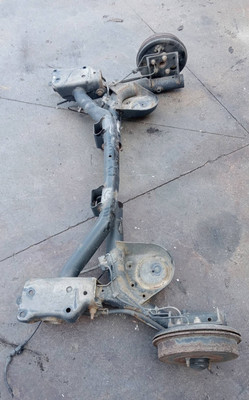 51856886 Hinterachse.  FIAT PANDA VAN (0X) 1.4 Nat. Power 4 posti