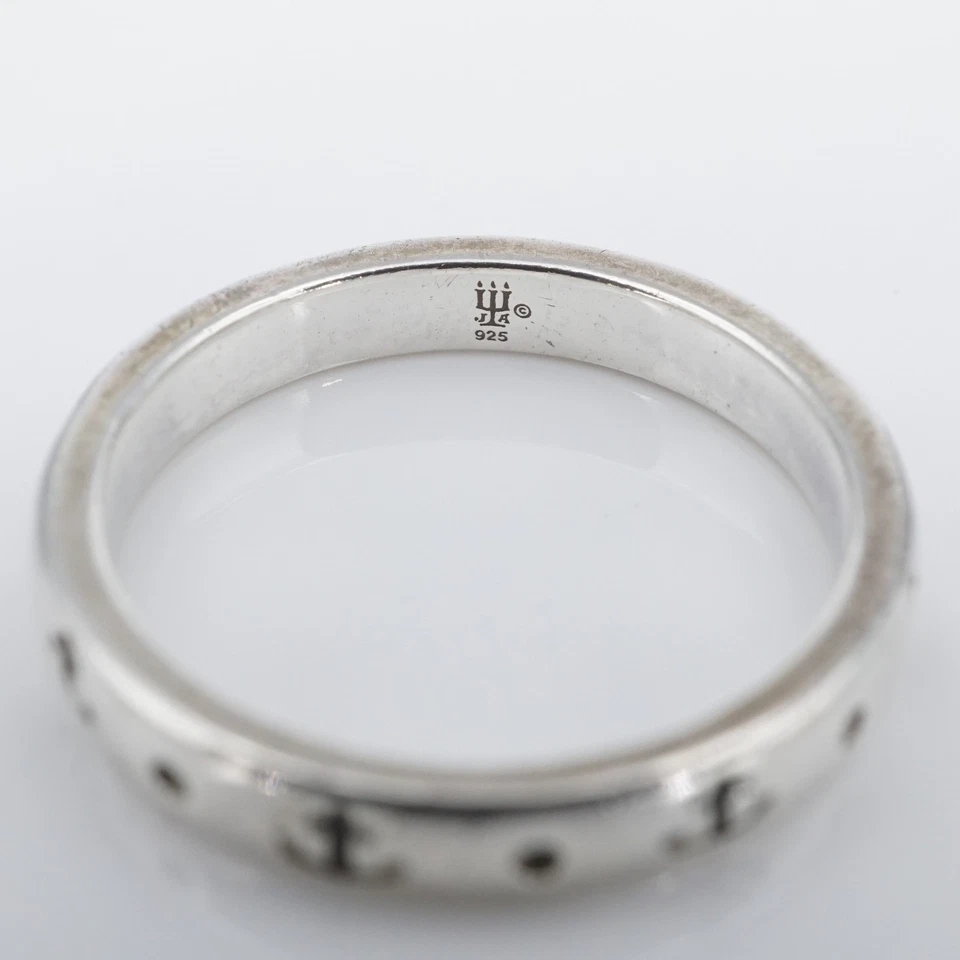 James Avery Anchor of Hope Band Stack Ring Sterling Silver Size 7.5 RS3831 - Image 4 of 4