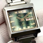 Seiko LM 5606 5080 Green Gradient Day Date Automatic 25J 1972 Auth Authentic
