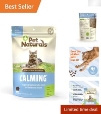 Calming Chews for Cats - Gluten Free Anxiety Relief, 30 Chicken-Flavored Treats