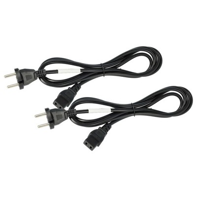 2 Stromkabel C9 Buchse für Marantz 2m