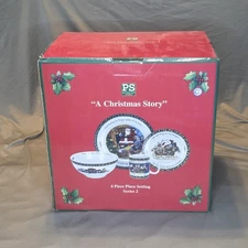 Portmeirion A Christmas Story Susan Winget 4 Piece Place Setting Series 2 NIB