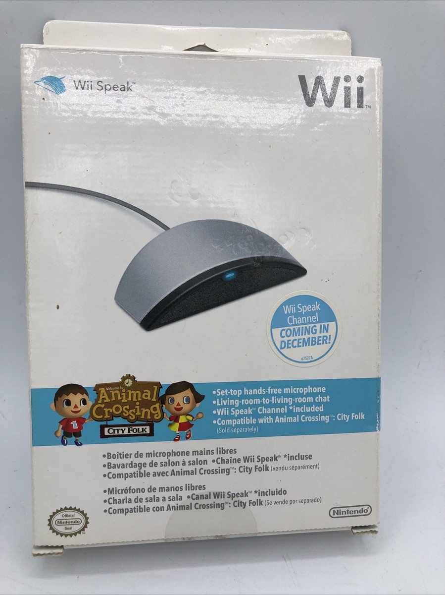 Nintendo Wii Speak Hands-Free Microphone (Works w/Animal Crossing