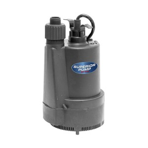 Superior Pump 91330 1/3 HP Thermoplastic Submersible ...