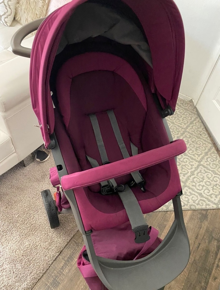 stokke stroller, purple , good condition | eBay