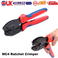 MC4 Ratchet Crimper Plier Cable Wire Electrical Crimp Solar Panel Connector Tool