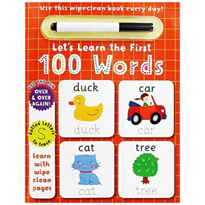 iSeek Lets Learn The First 100 Words - Wipe Clean Activity Book