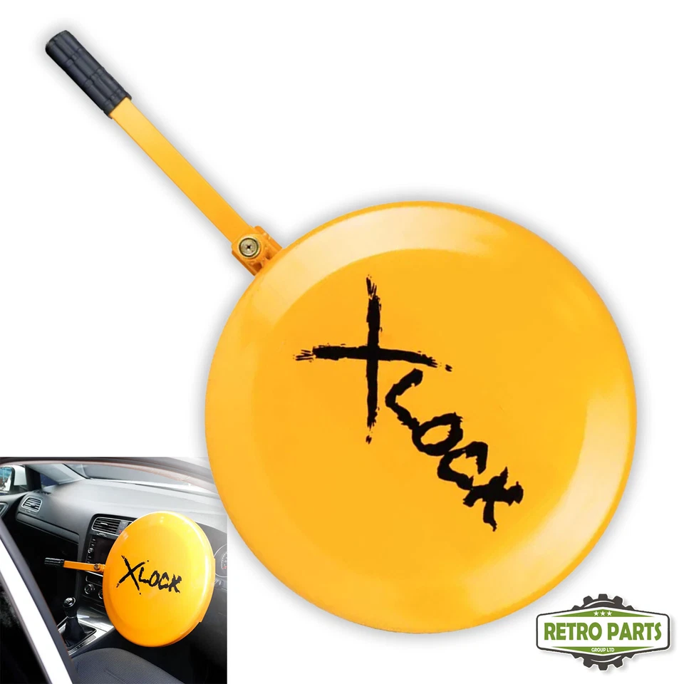 Full Face Steering Wheel Cover Lock For Riley Heavy Duty High Security - Image 2 of 4