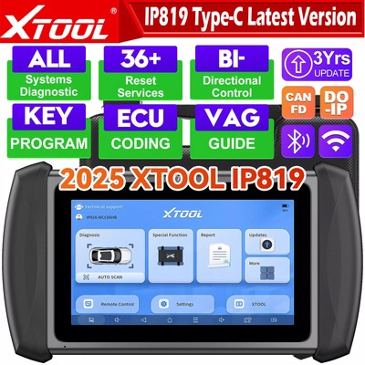 XTOOL IP819 KFZ Fehlerauslesegerät OBD2 Diagnosegerätr ALLE System ECU Coding DE