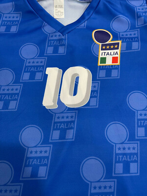 Maillot Italie 1994 signé par Roberto Baggio et encadré | LCS