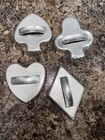 Vintage Cookie Cutters Metal Handle Suits of Cards Shapes 4 Piece — photo 2