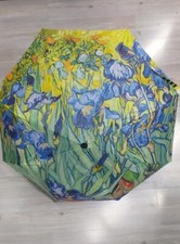 Ombrello Iris di Vincent Van Gogh nuovo con cartellino